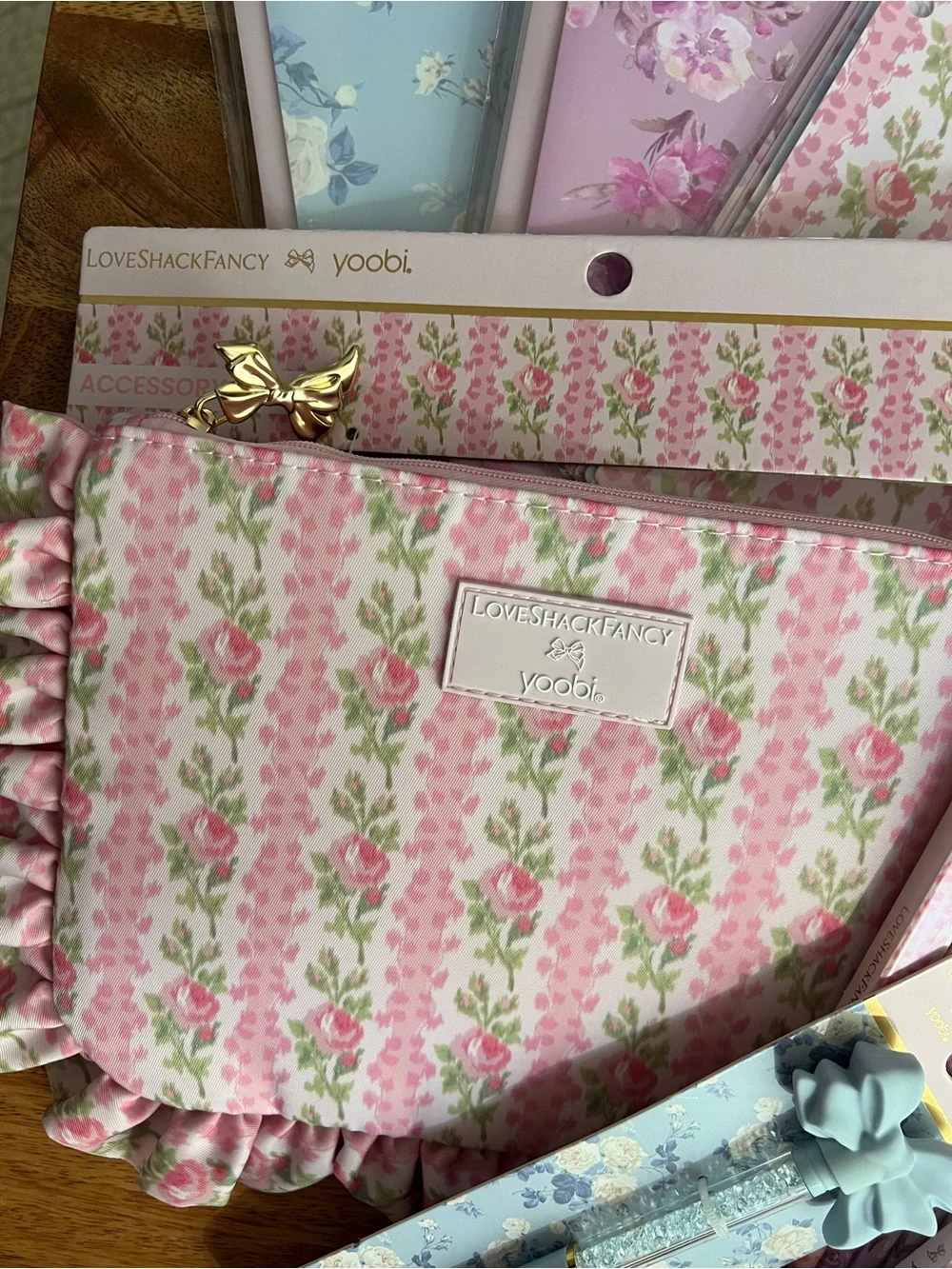 LoveShackFancy Yoobi Target Pink Stationery Set